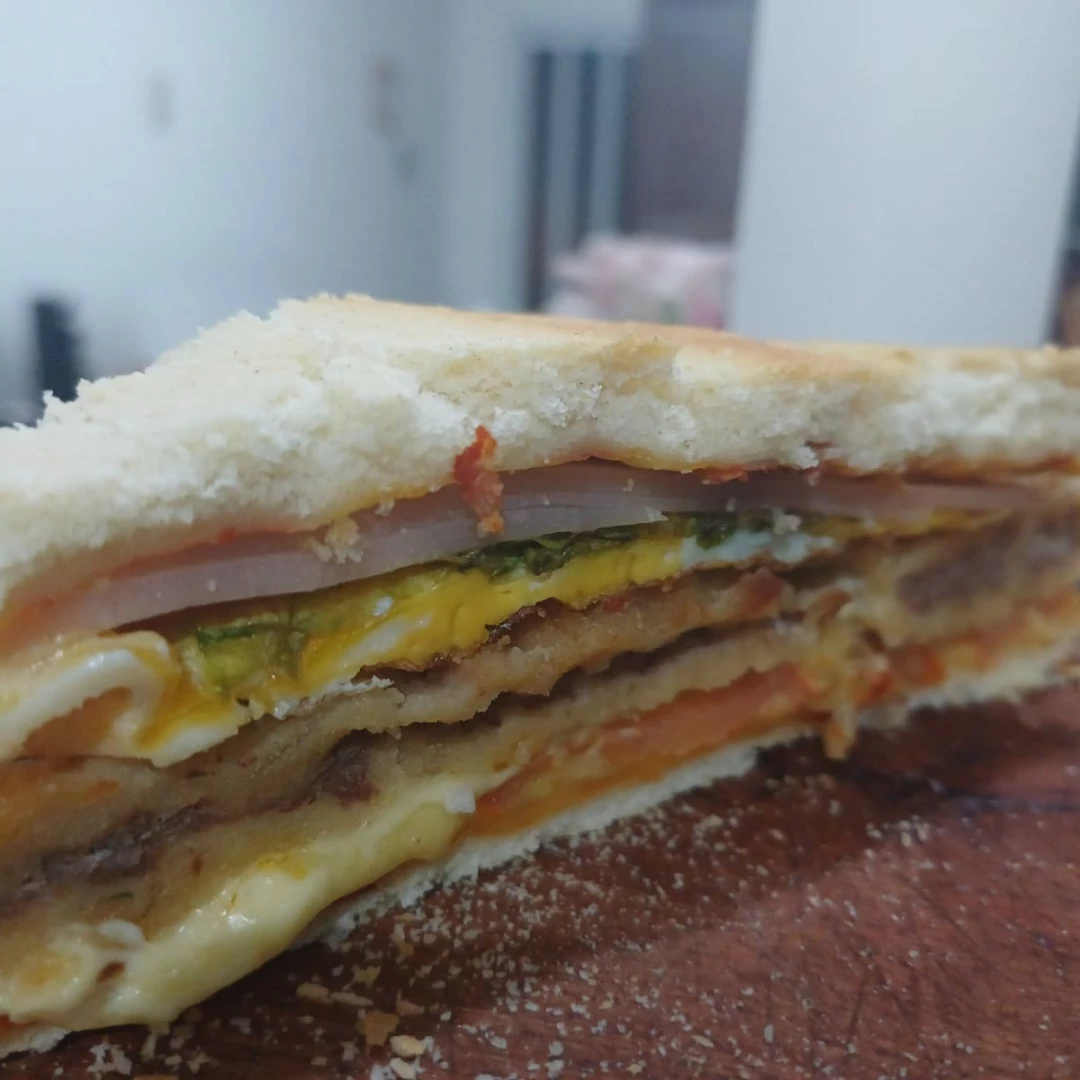 1/2 torta de milanesa con papas