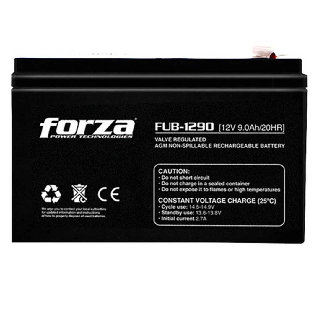 BATERIA FORZA FUB1290 CAPACIDAD 9 Ah VOLTAJE 12V