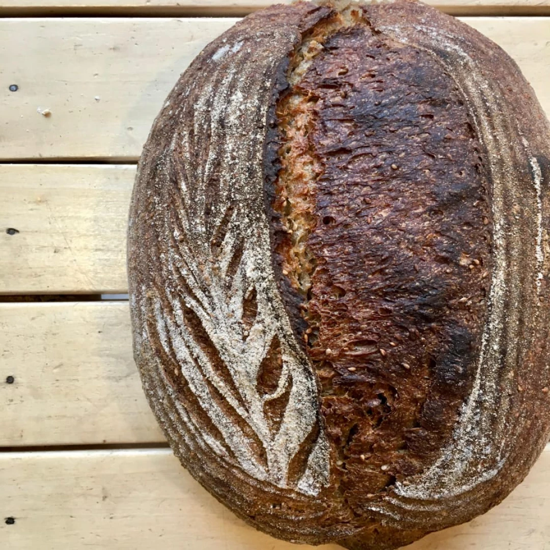 Pan de campo con semillas