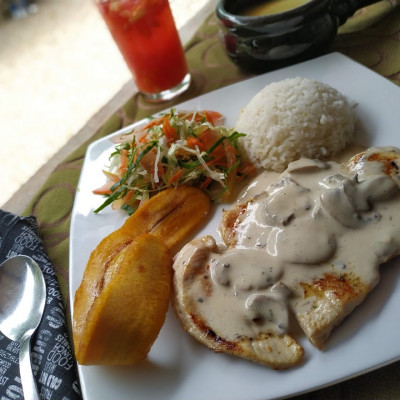 PECHUGA EN CAHMPIÑONES