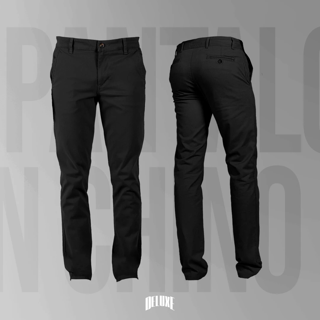 PANTALÓN CHINO NEGRO