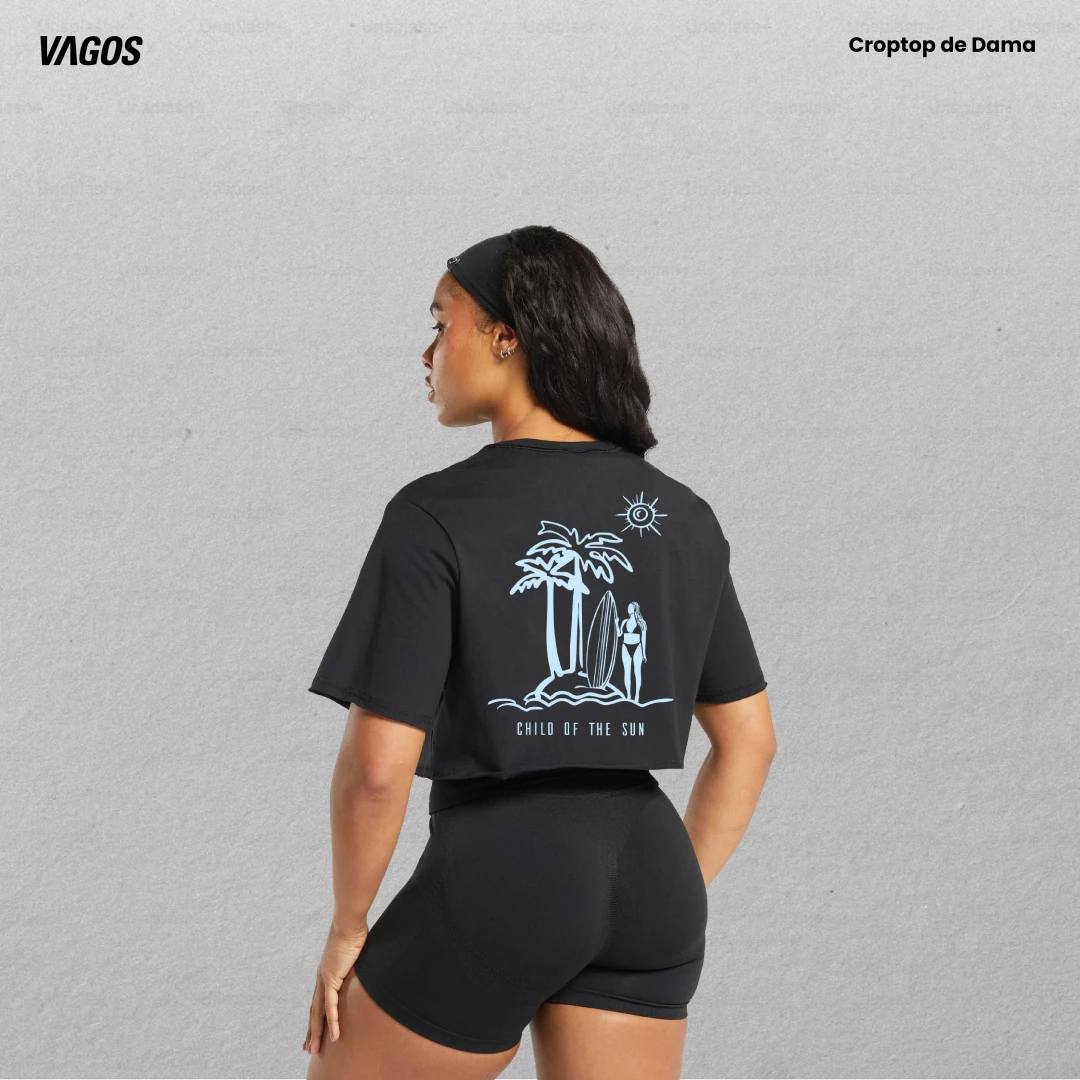 Crop Top de dama Child of the sun
