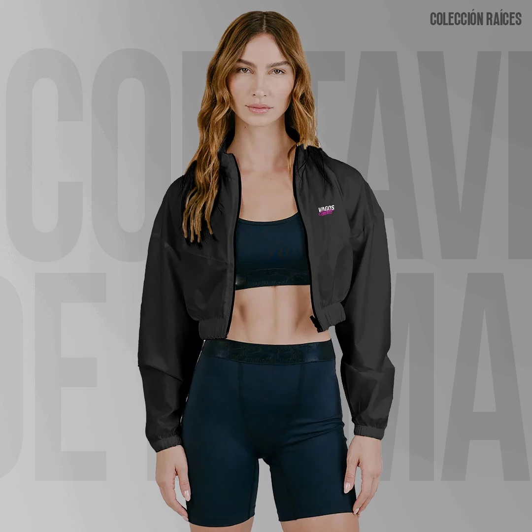 CORTAVIENTO GRIL NEGRO