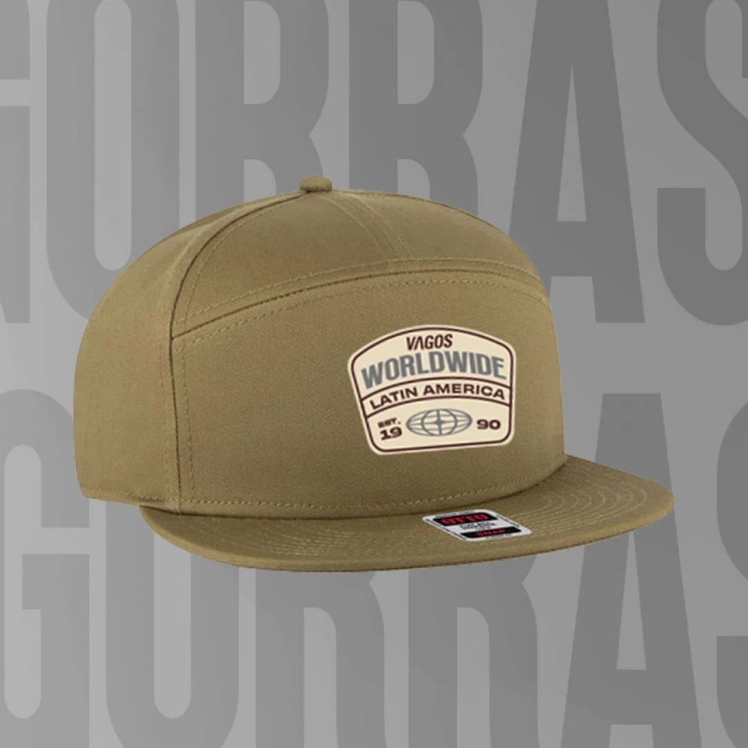 GORRA 7 PANELES KAKI