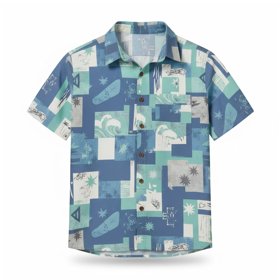 Camisa Blue Wave
