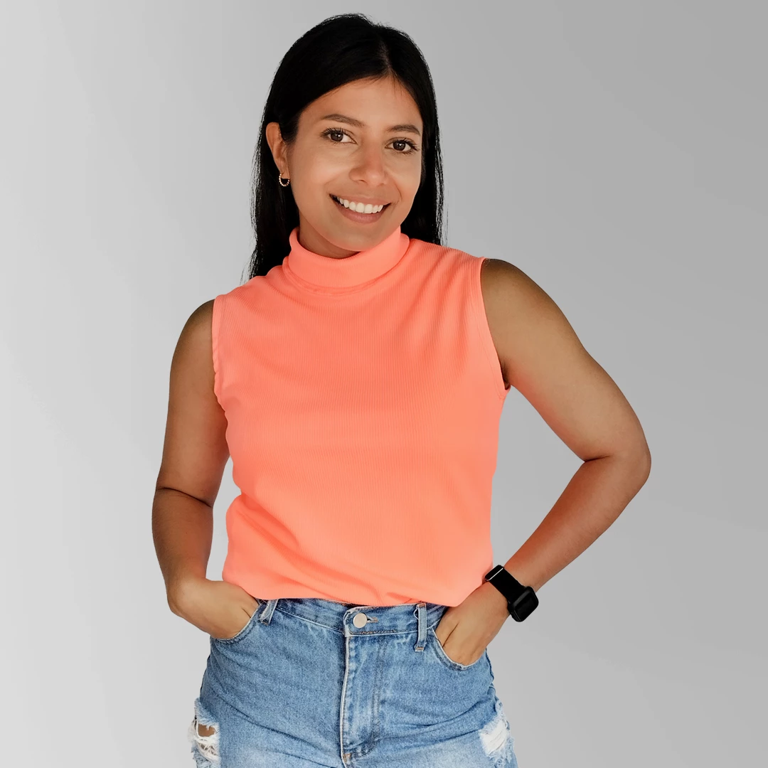 TEES GIRL CUELLO TORTUGA NEON