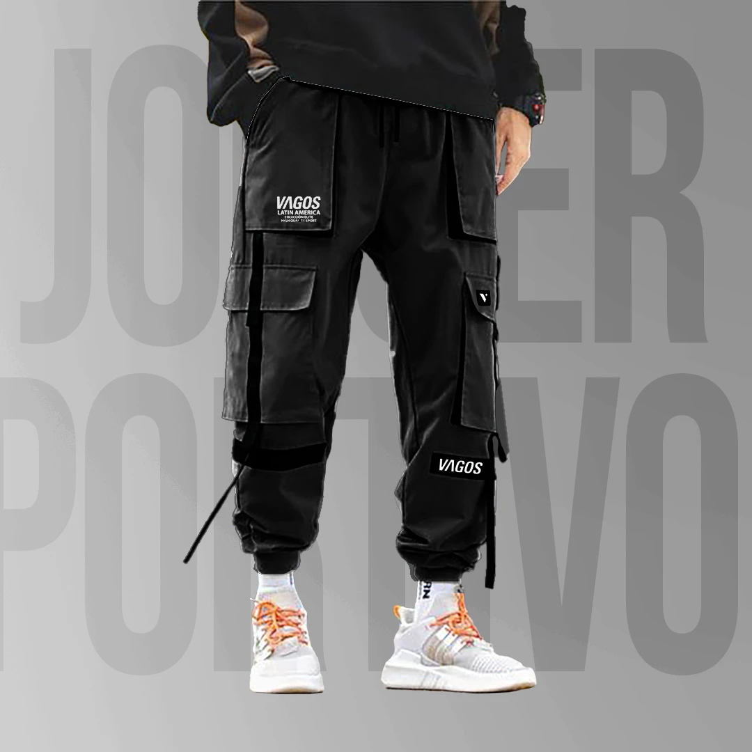 JOGGER DISRUPTIVO NEGRO