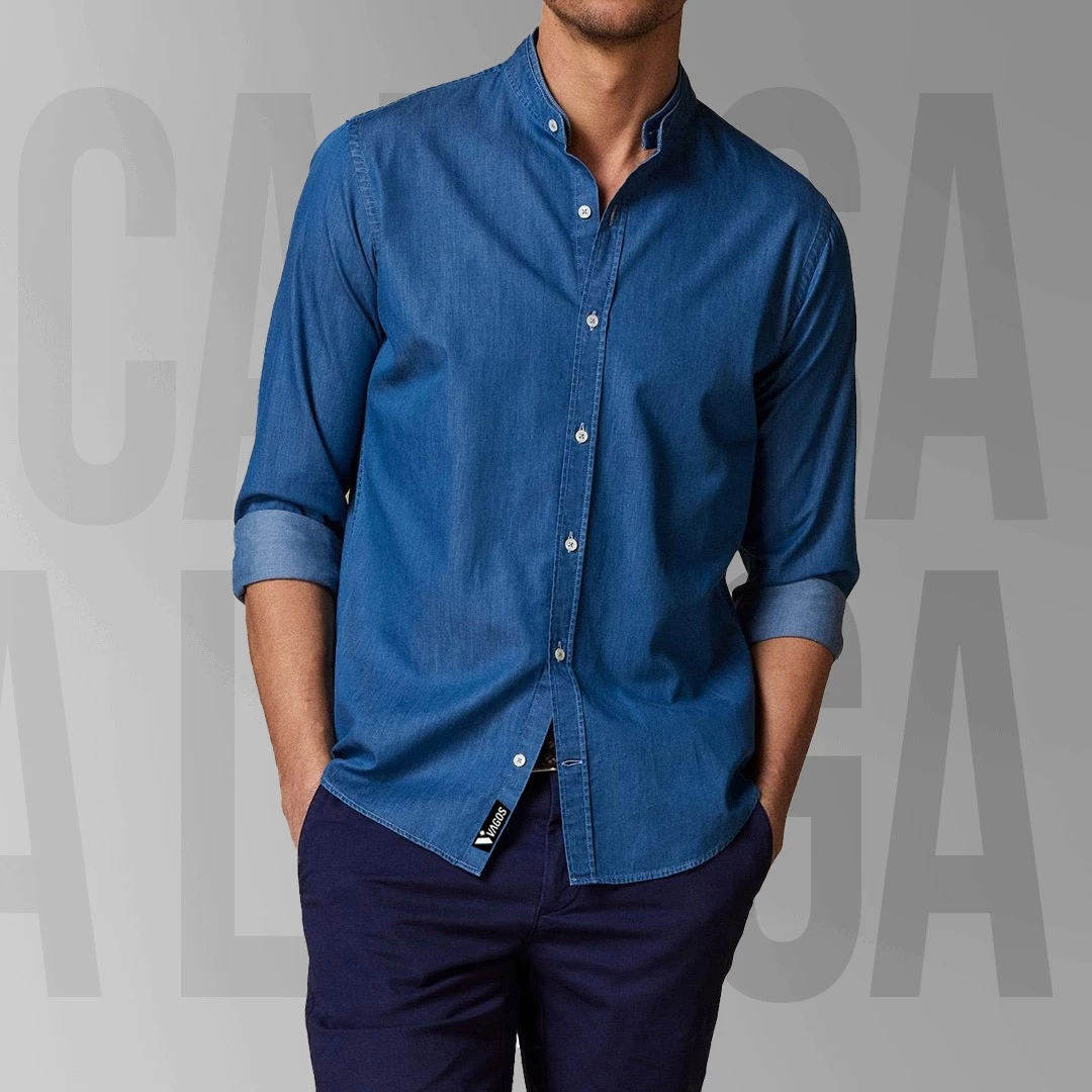 CAMISA M/LARGA CHAMBRAY