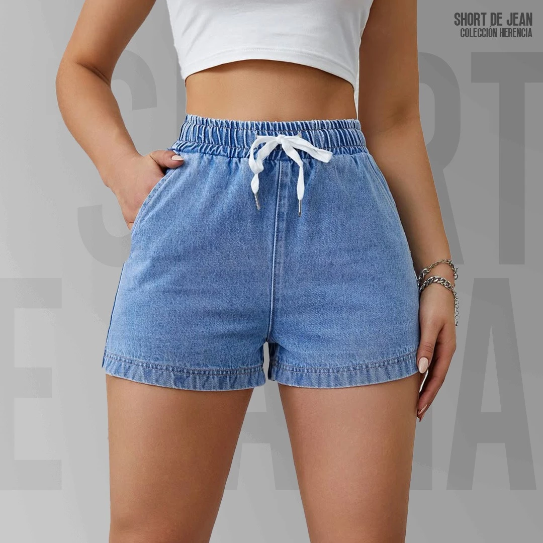 SHORT DE CHAMBRAY