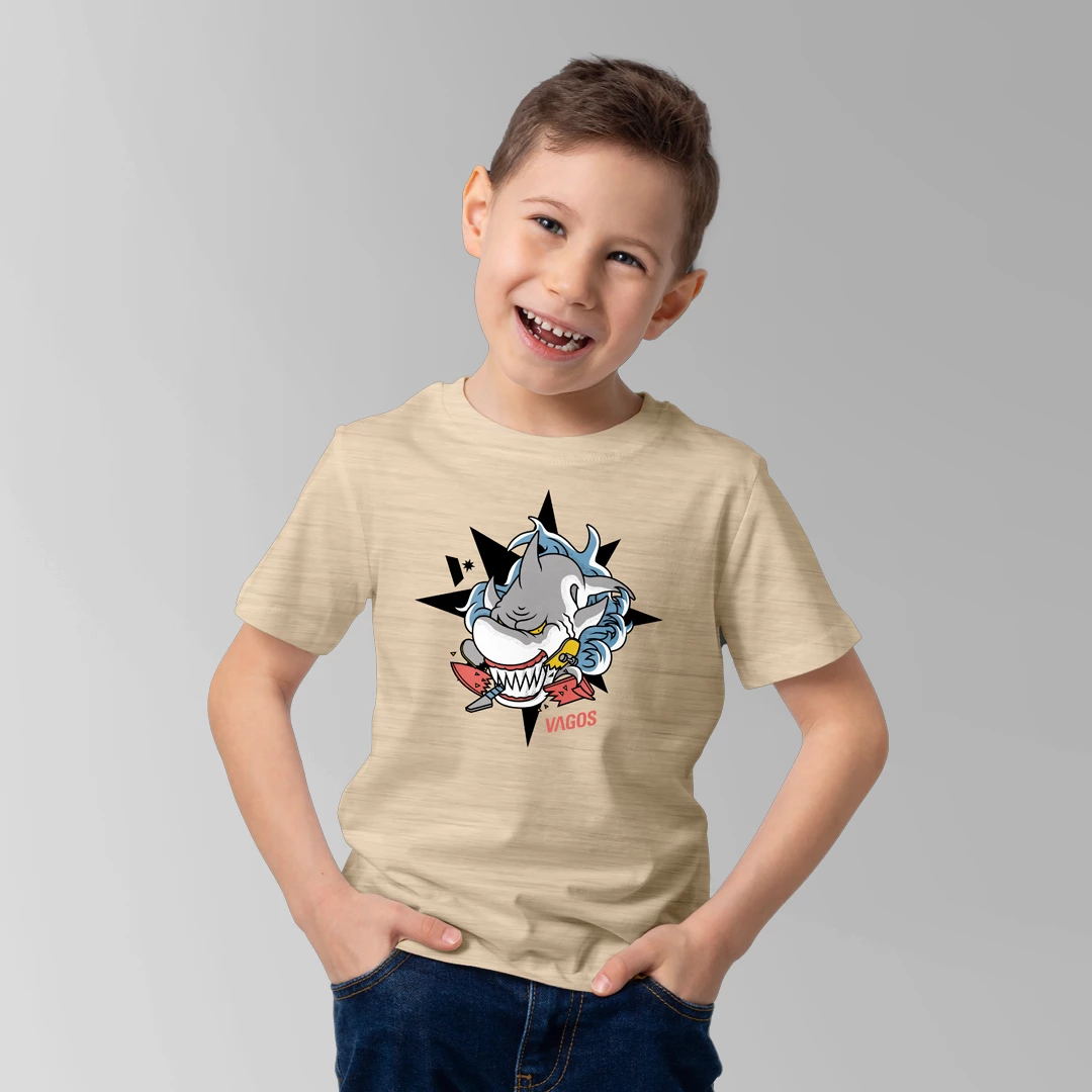 TEES KIDS TIBURONCIN