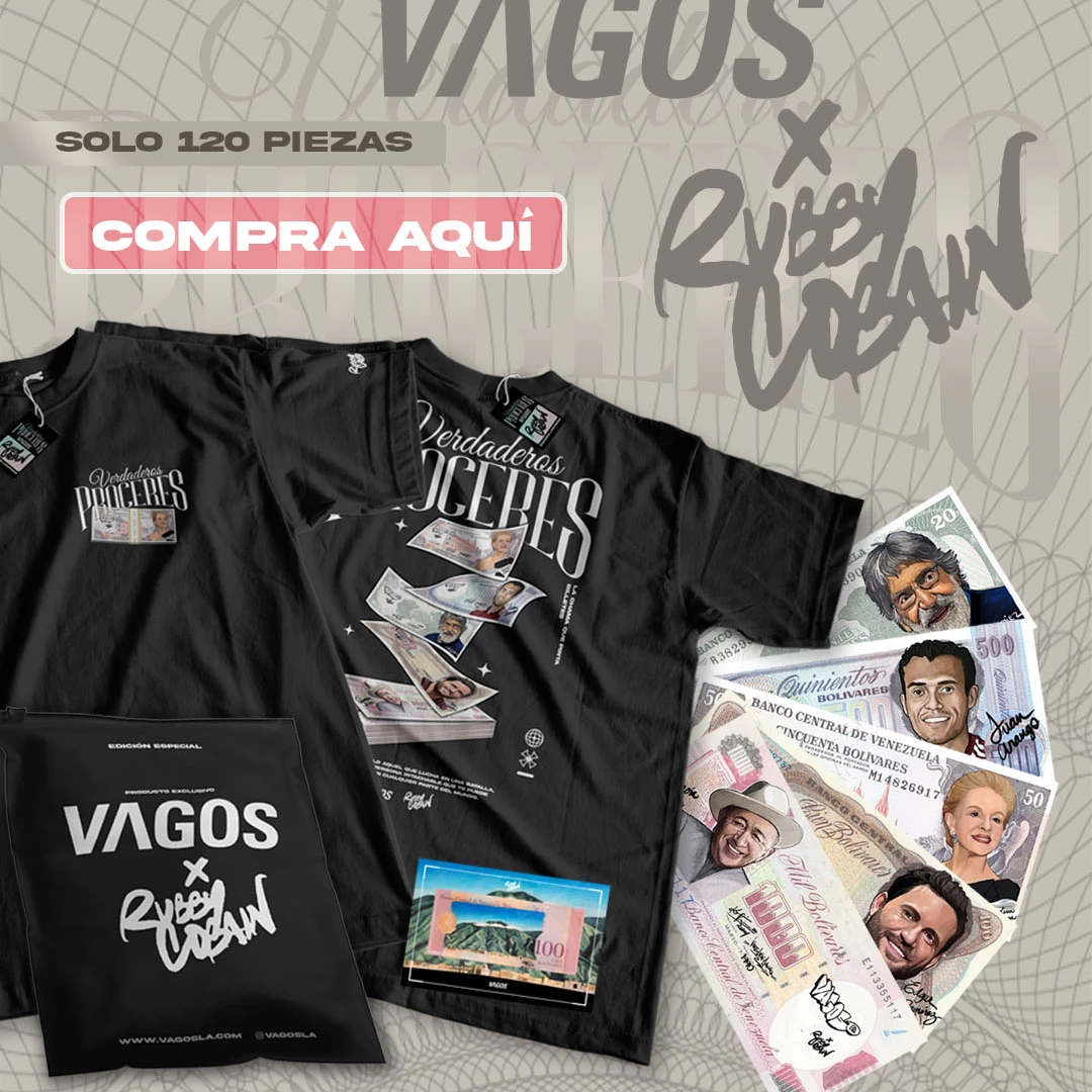 TEES VERDADEROS PROCERES(VAGOS x RUBBY COBAIN)