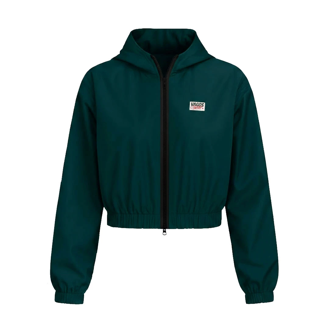 Cortaviento Girl Verde Botella