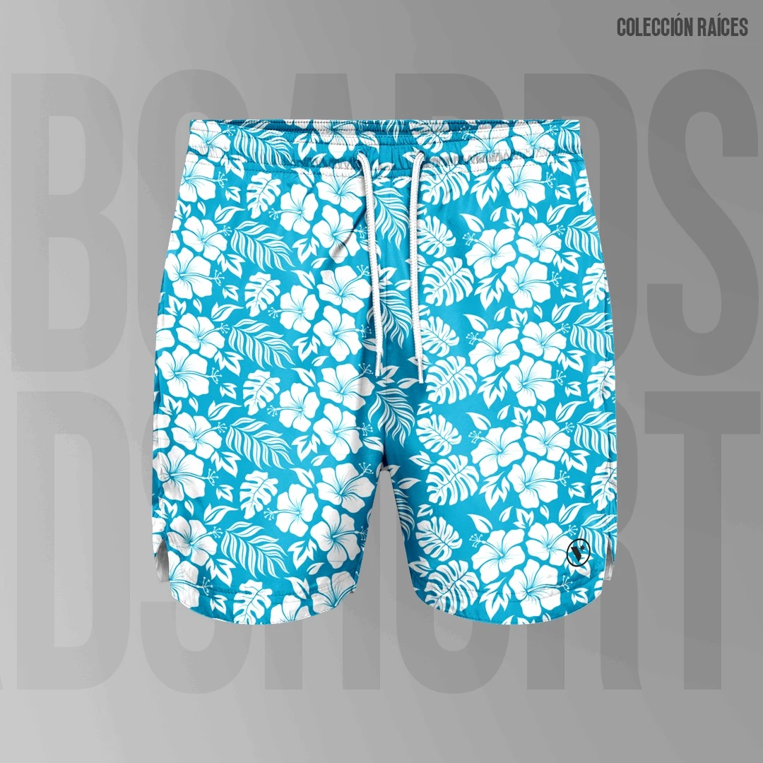 BOARDSHORT OCEAN LEAVES