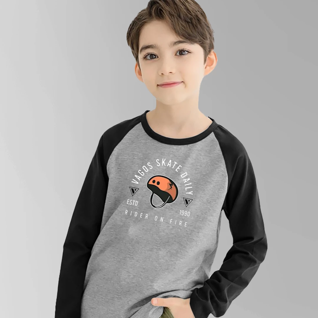 TEES RANGLAN CASCO KIDS