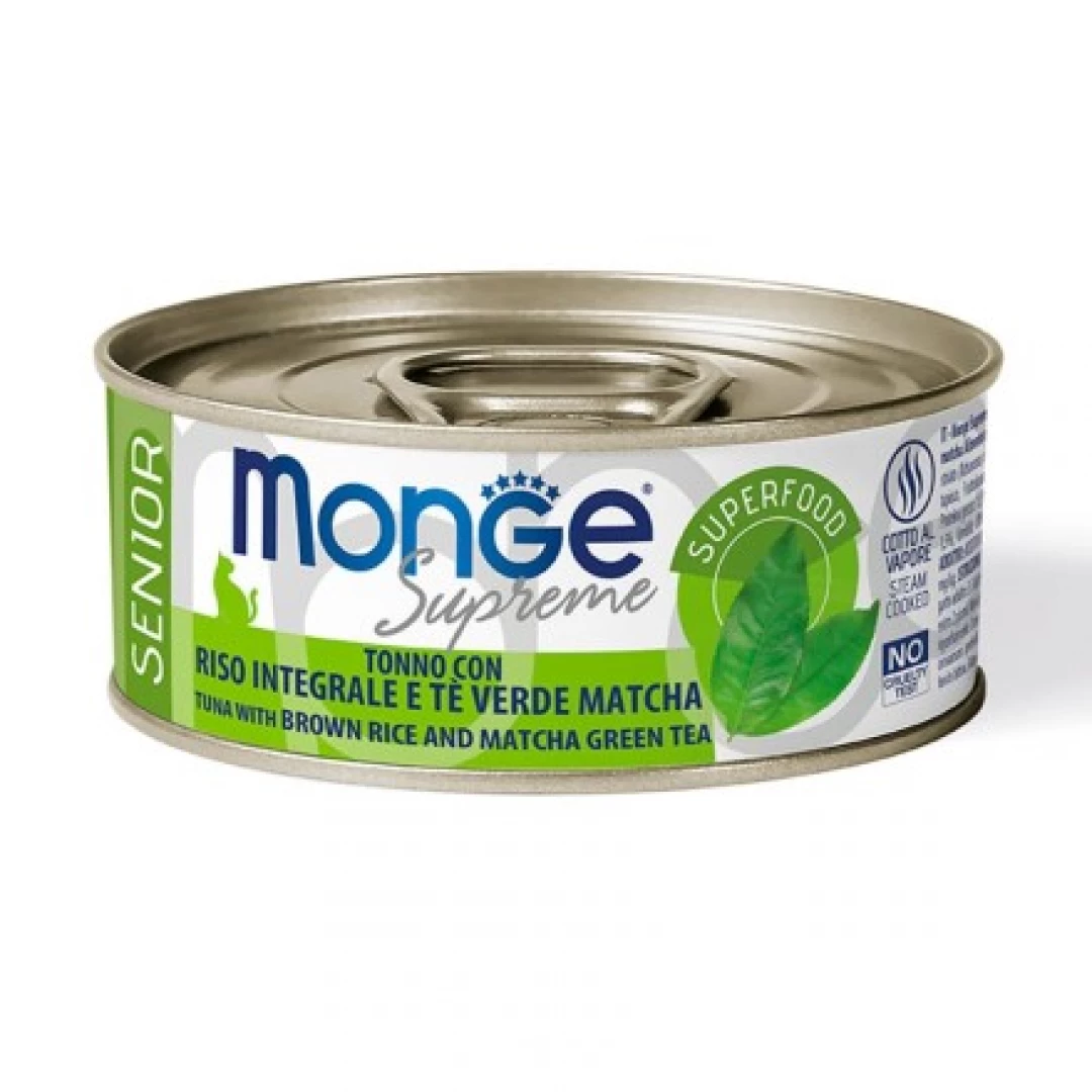 MONGE NATU AD TUNA/RICE MATCHA * 80GR