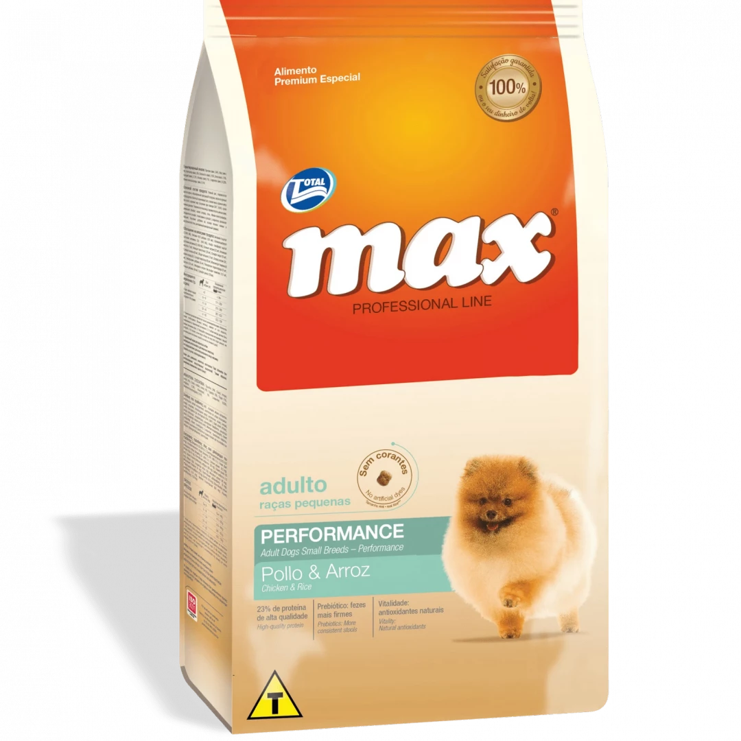 MAX R. PEQ. PERFORMANCE POLLO 8KG