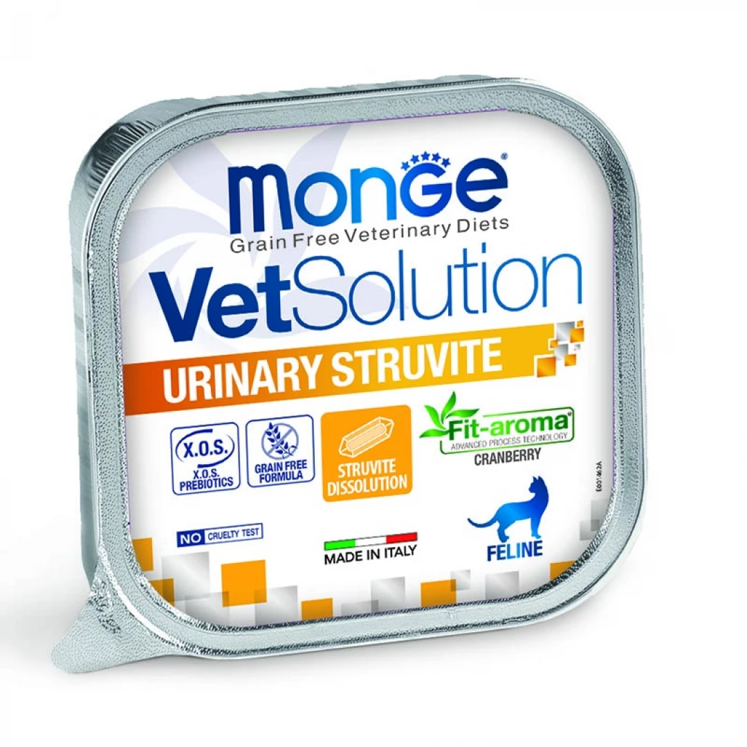 MONGE VET SOLUTION STRUVITE FELINE * 100GR