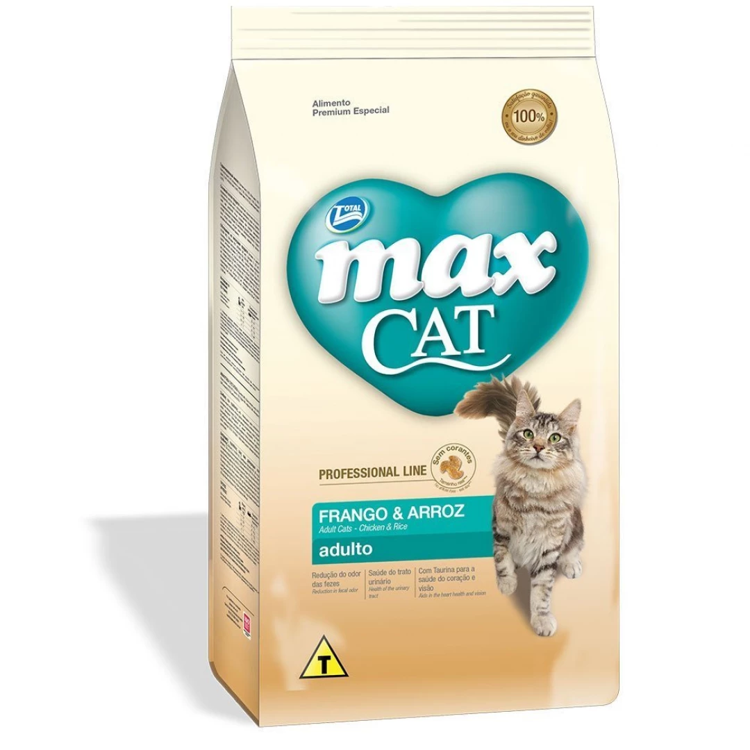 MAX CAT P. LINE ADULTO FRANGO & ARROZ 3KG