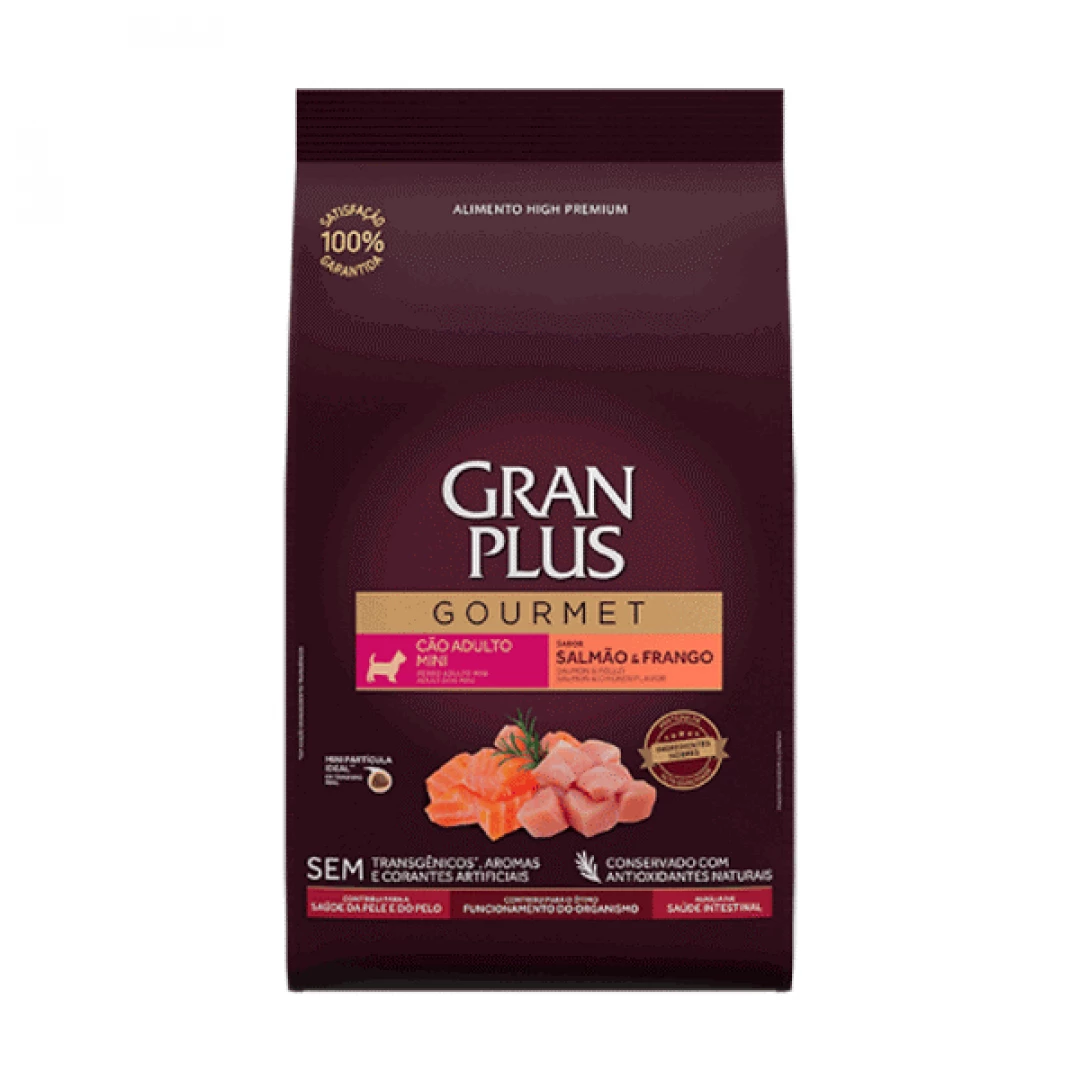 GRANPLUS GOURMET PERRO ADULTO MINI SALMON & POLLO * 3KG