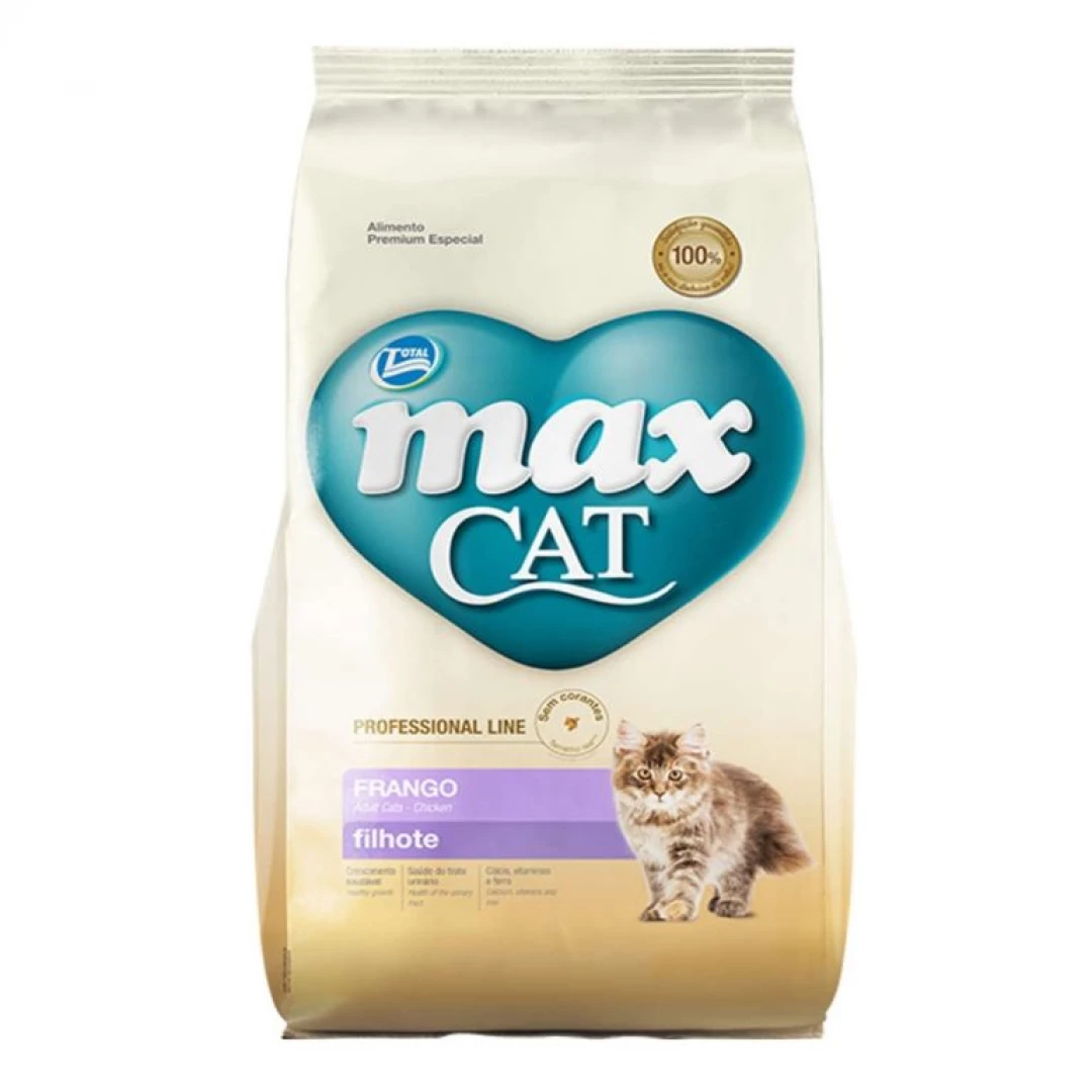 MAX CAT P. LINE FILHOTE FRANGO 1KG