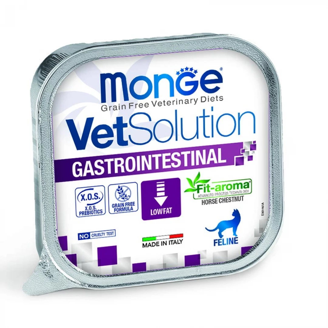 MONGE VET SOLUTION GASTRO FELINE * 100GR