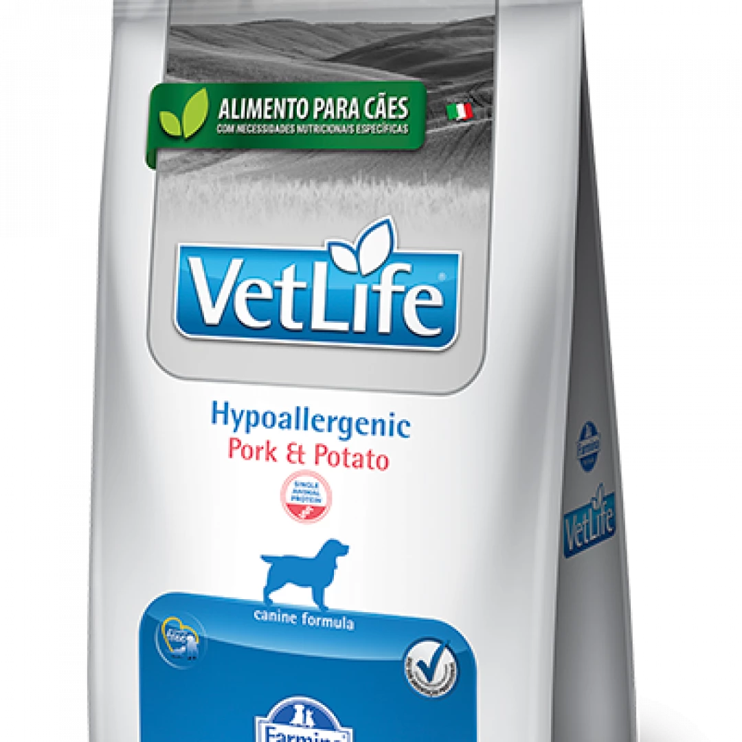 Vet Life Natural Canine Hypoallergenic Pork E Potato 2 Kg