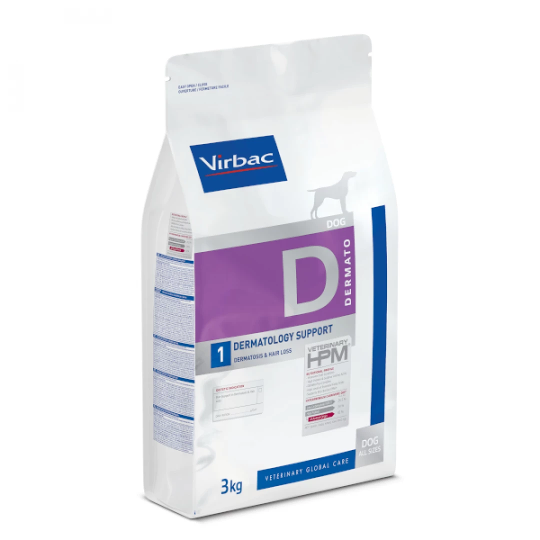 VIRBAC DOG DERMATOLOGY SUPPORT * 3KG