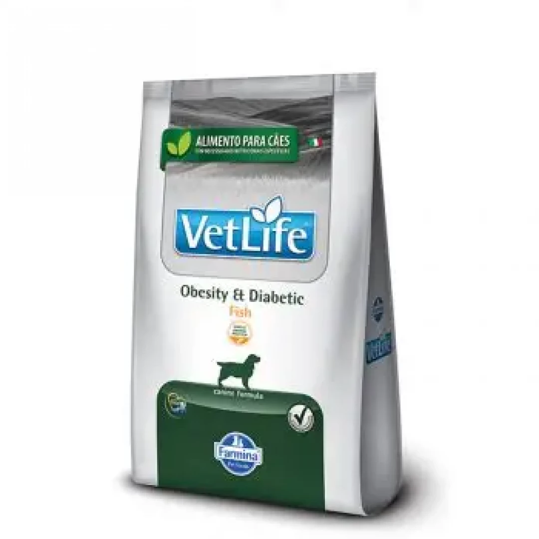 Vet Life Natural Canine Obesity E Diabetic Fish 2 Kg