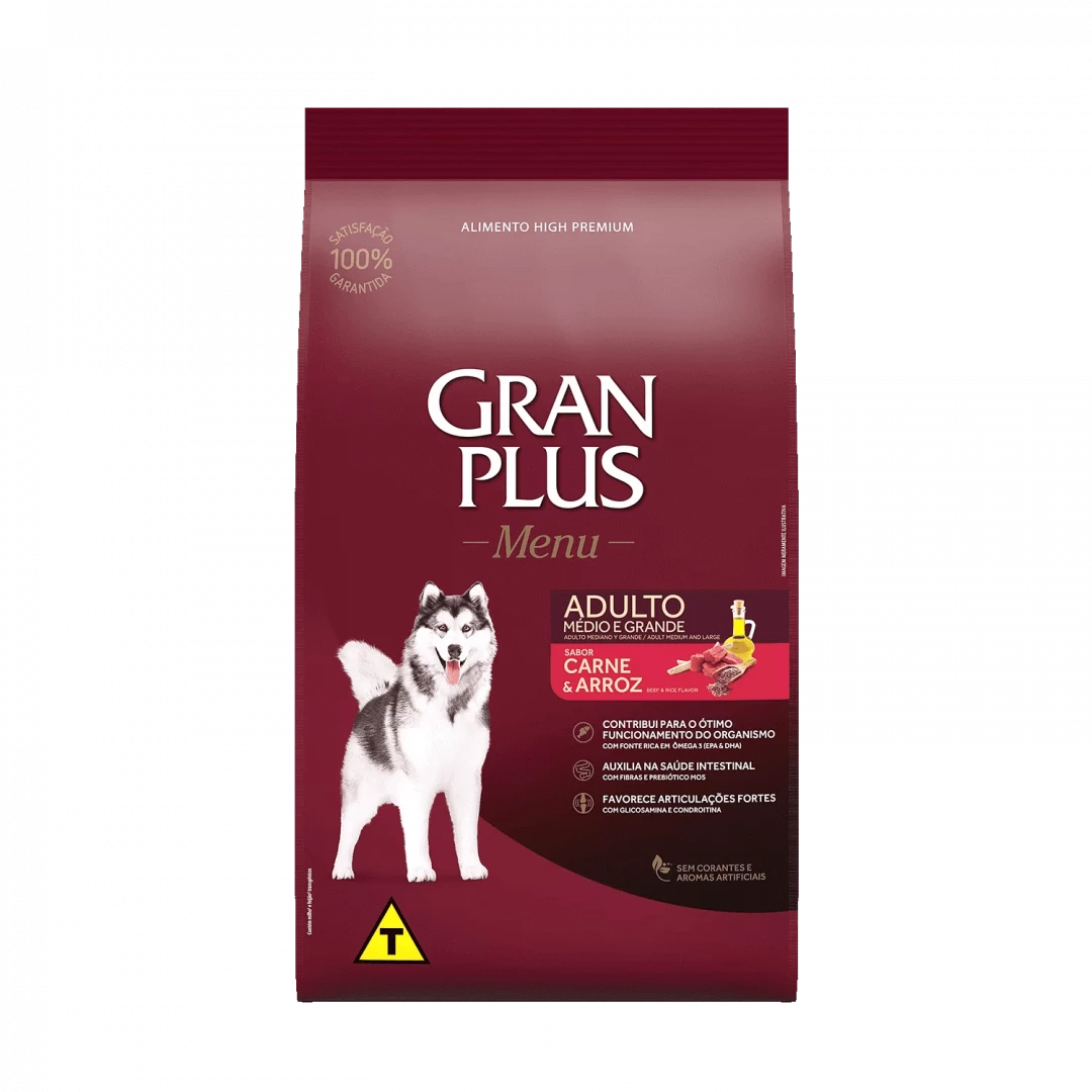 GRANPLUS MENU ADULTOS CARNE & ARROZ * 10.1KG