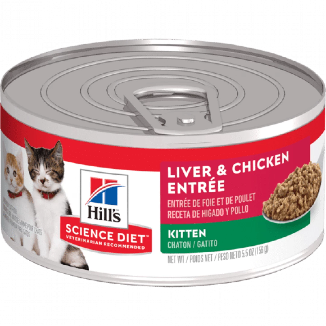 HILL'S F KITTEN LIVER Y CHICKEN 5.5 OZ
