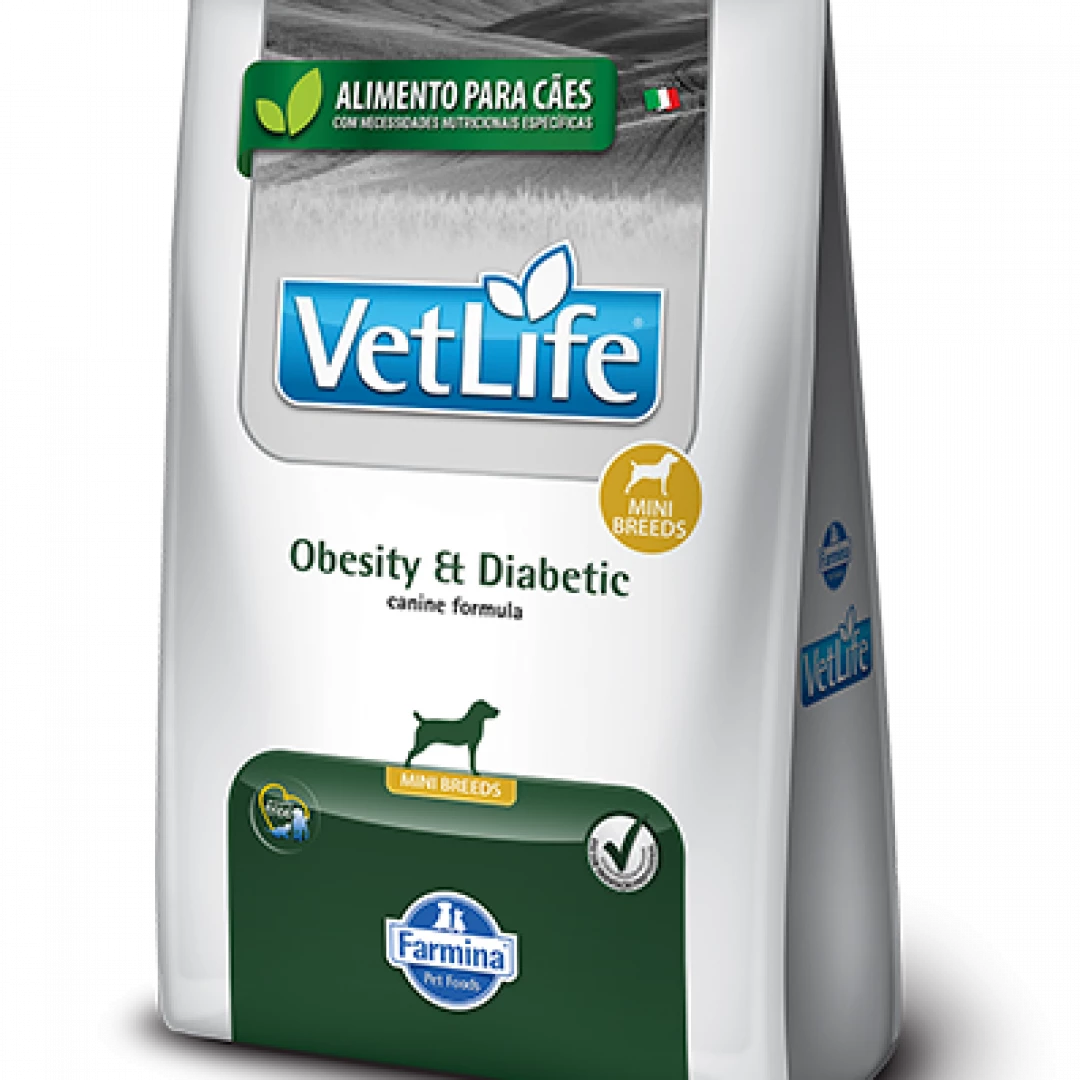 Vet Life Natural Canine Obesity Diabetic Mini 2 Kg