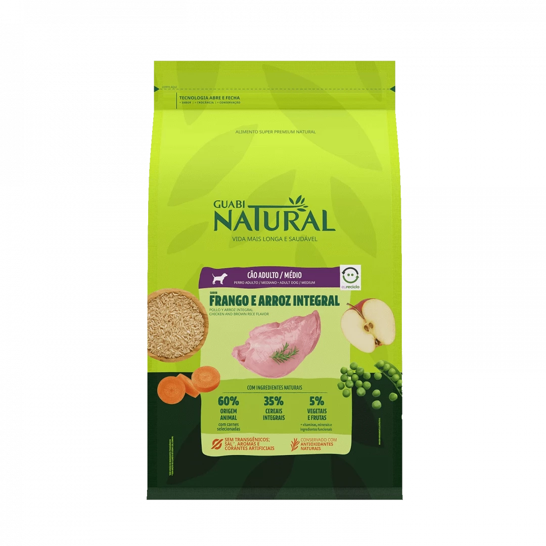 GUABI NATURAL ADULTO RZ MEDIANA * 2.5KG