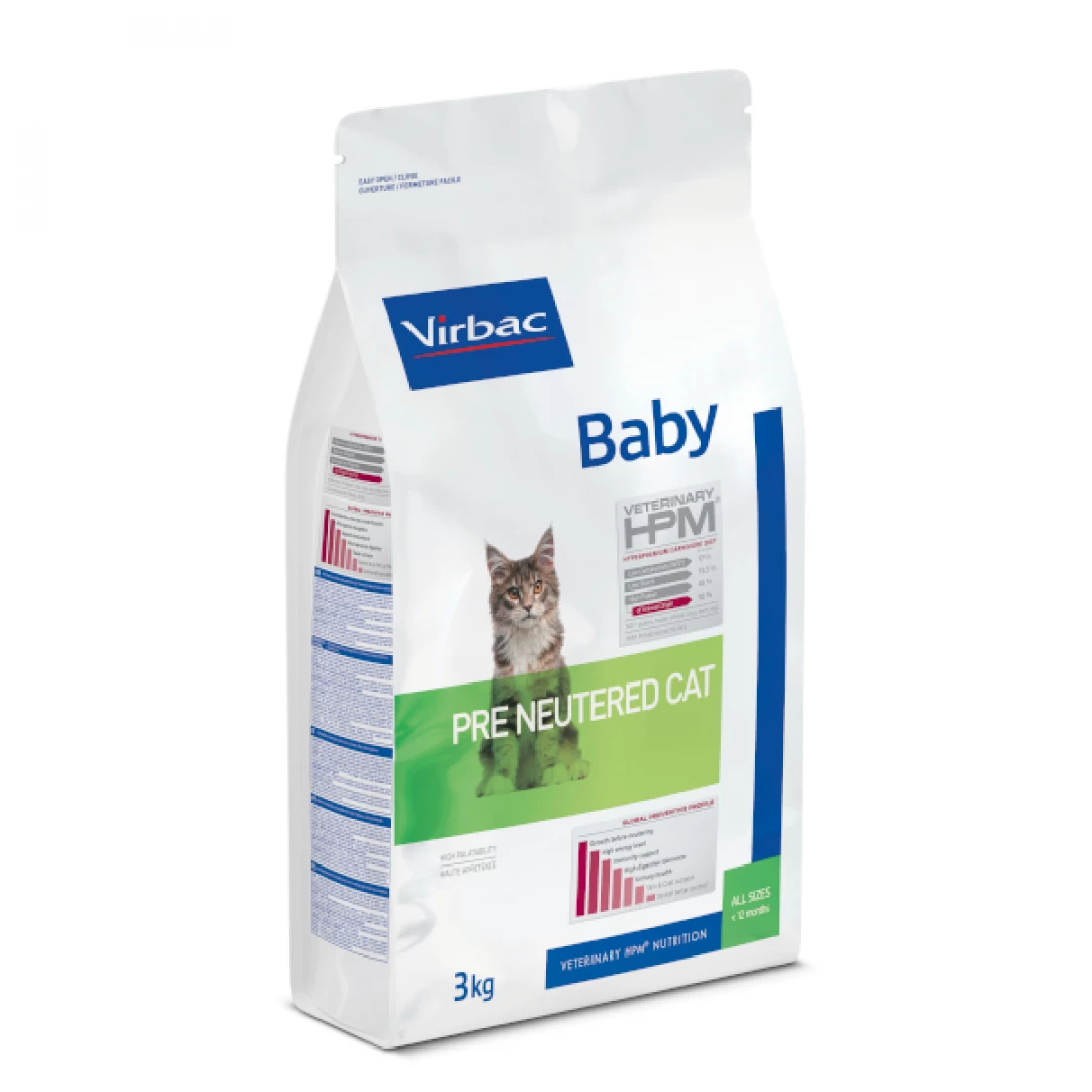 VIRBAC BABY CAT PRE NEUTERED * 1.5KG