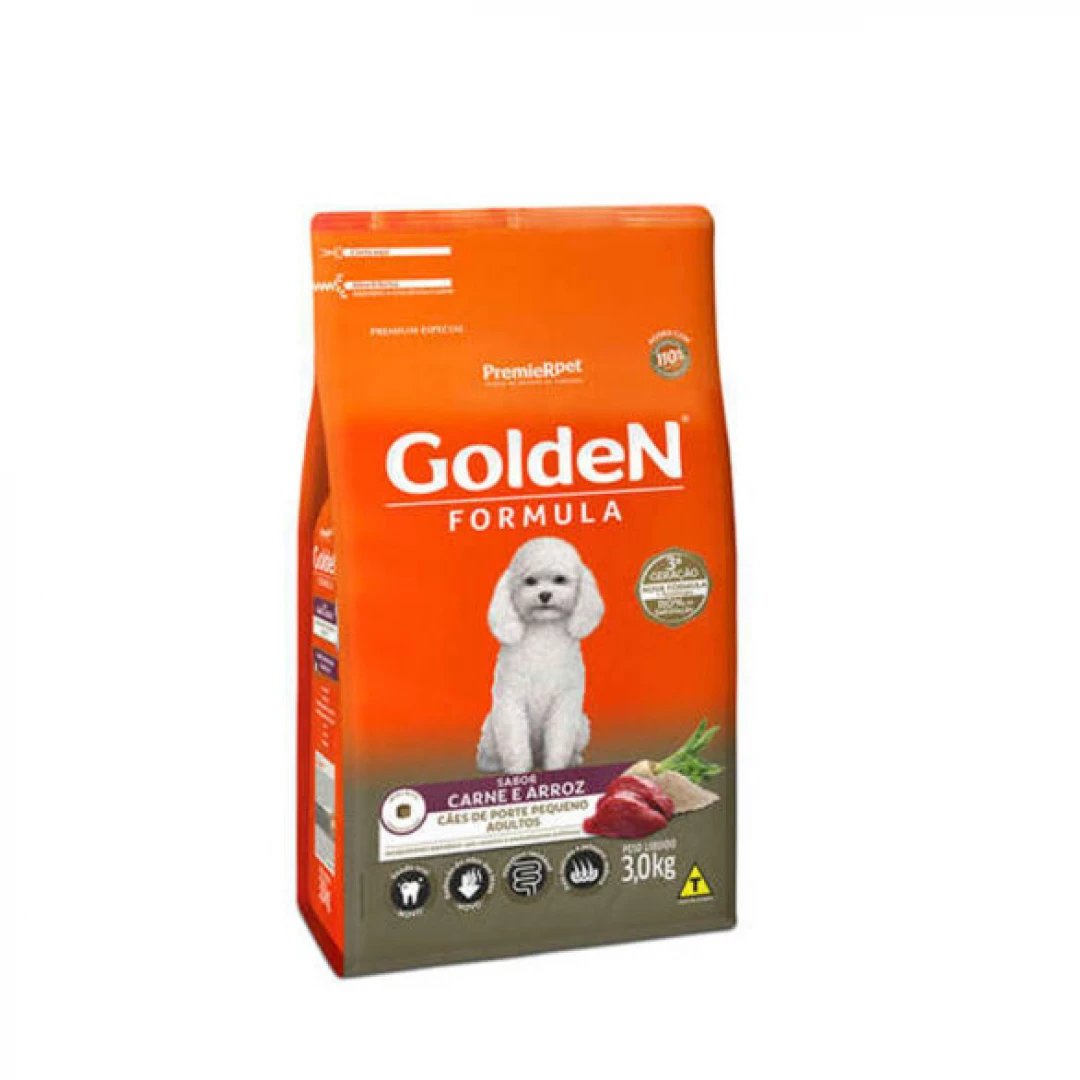 PREMIER GOLDEN PERRO PEQ PORTE CARNE * 3KG
