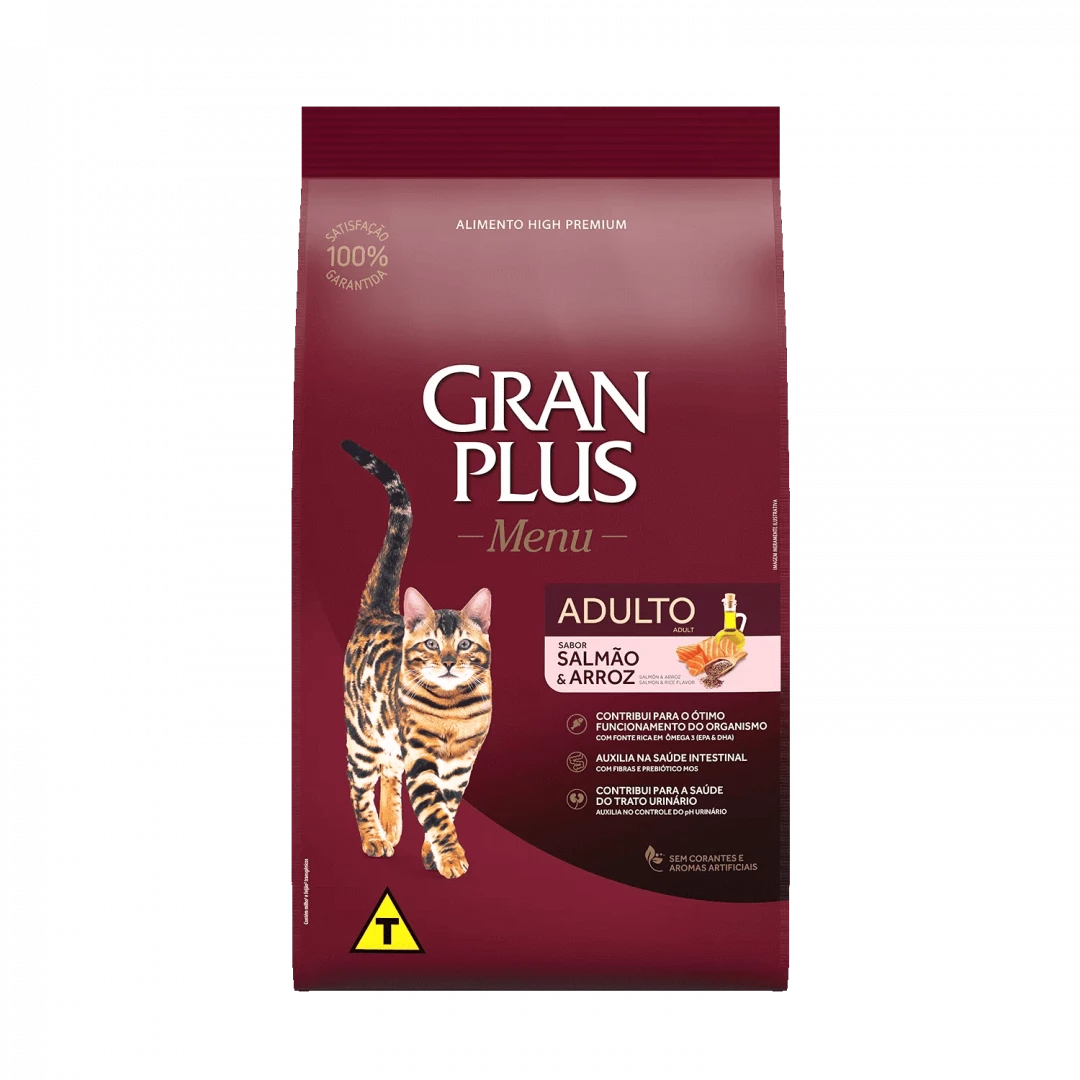 GRANPLUS GATO ADULTO SALMON & ARROZ * 1KG