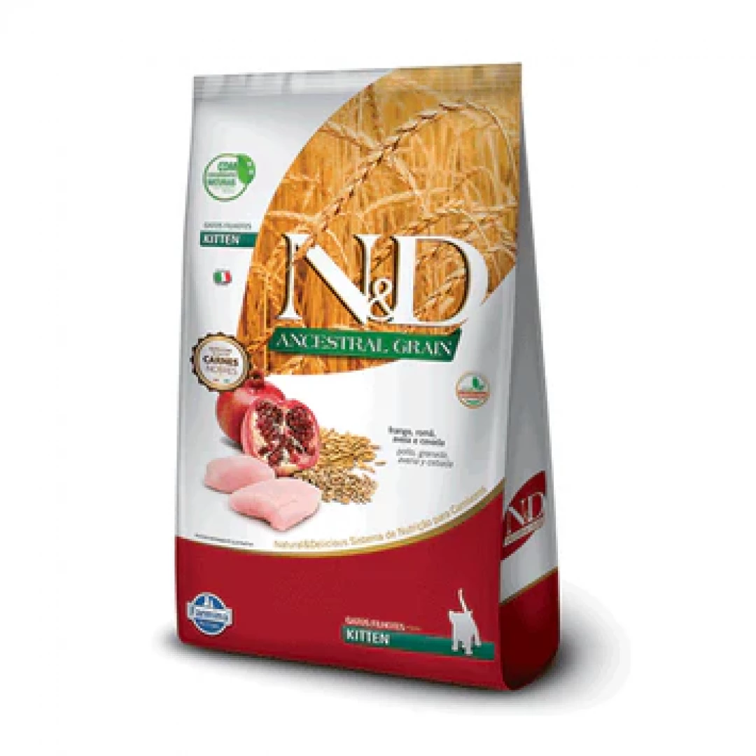N&D Ancestral Fel Frango Kitten 1,5 Kg 