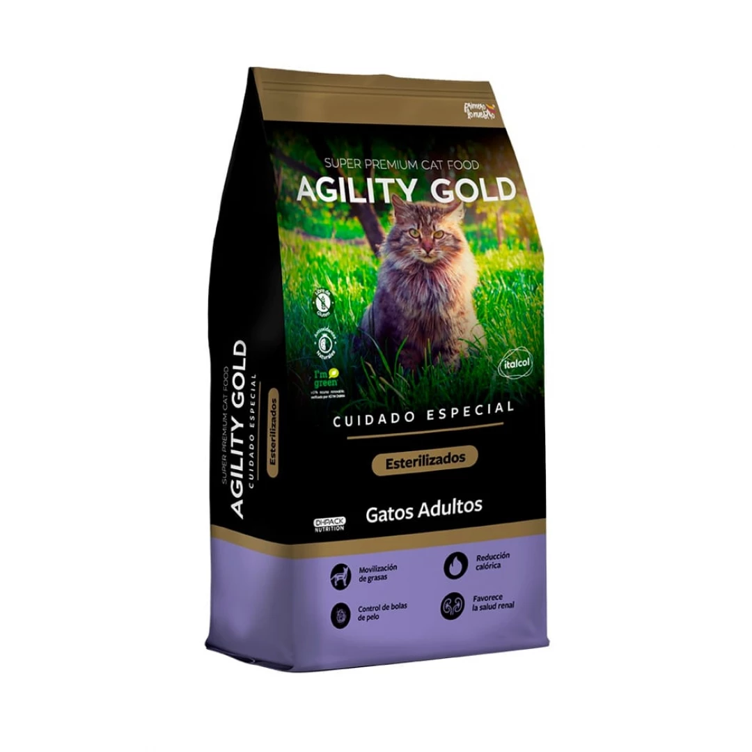 AGILITY GOLD GATOS ESTERILIZADOS * 1.5KG