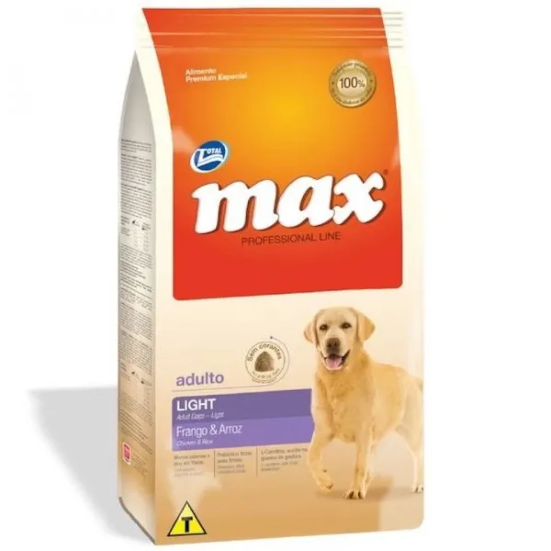 MAX LIGHT FRANGO & ARROZ 15KG