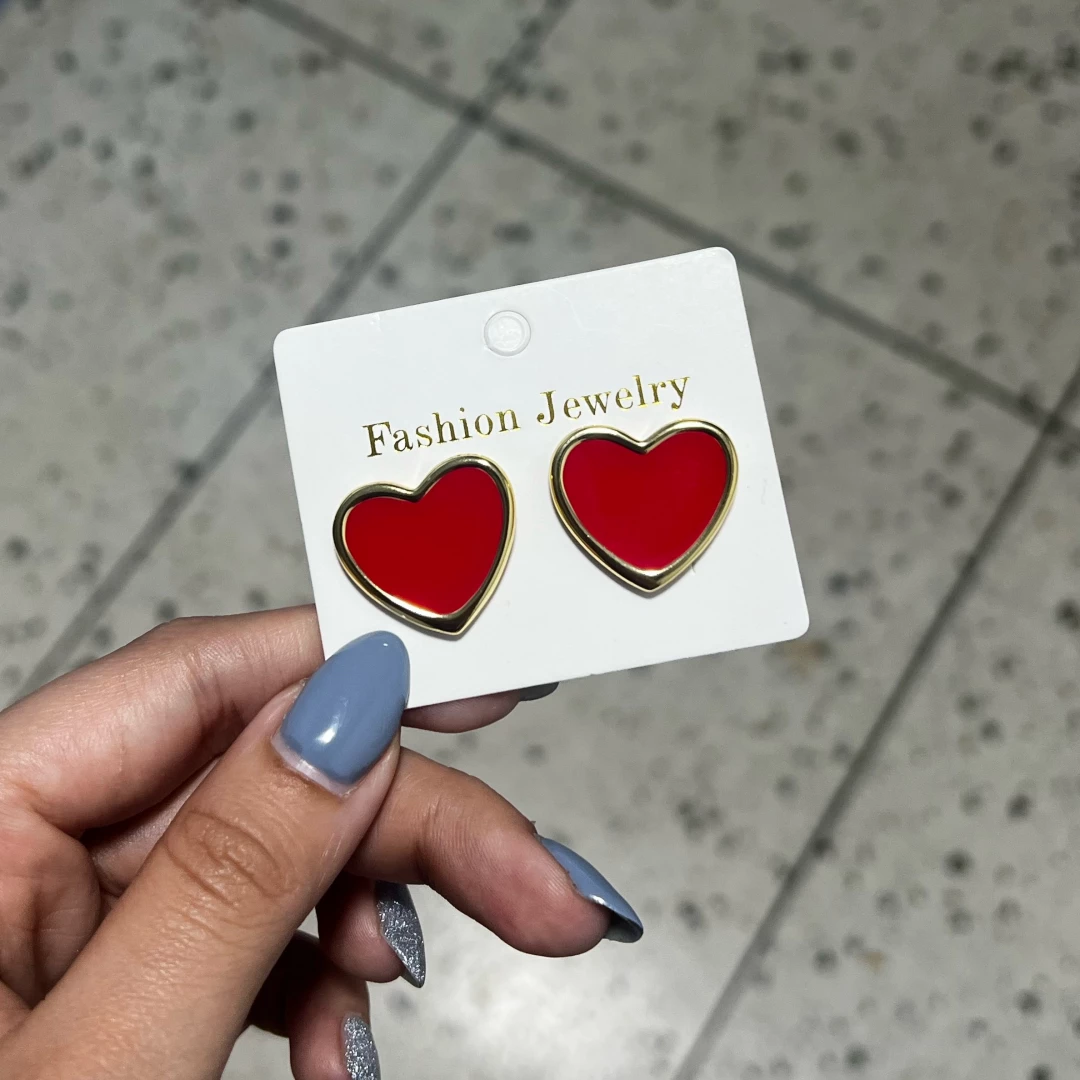 Aretes de corazón