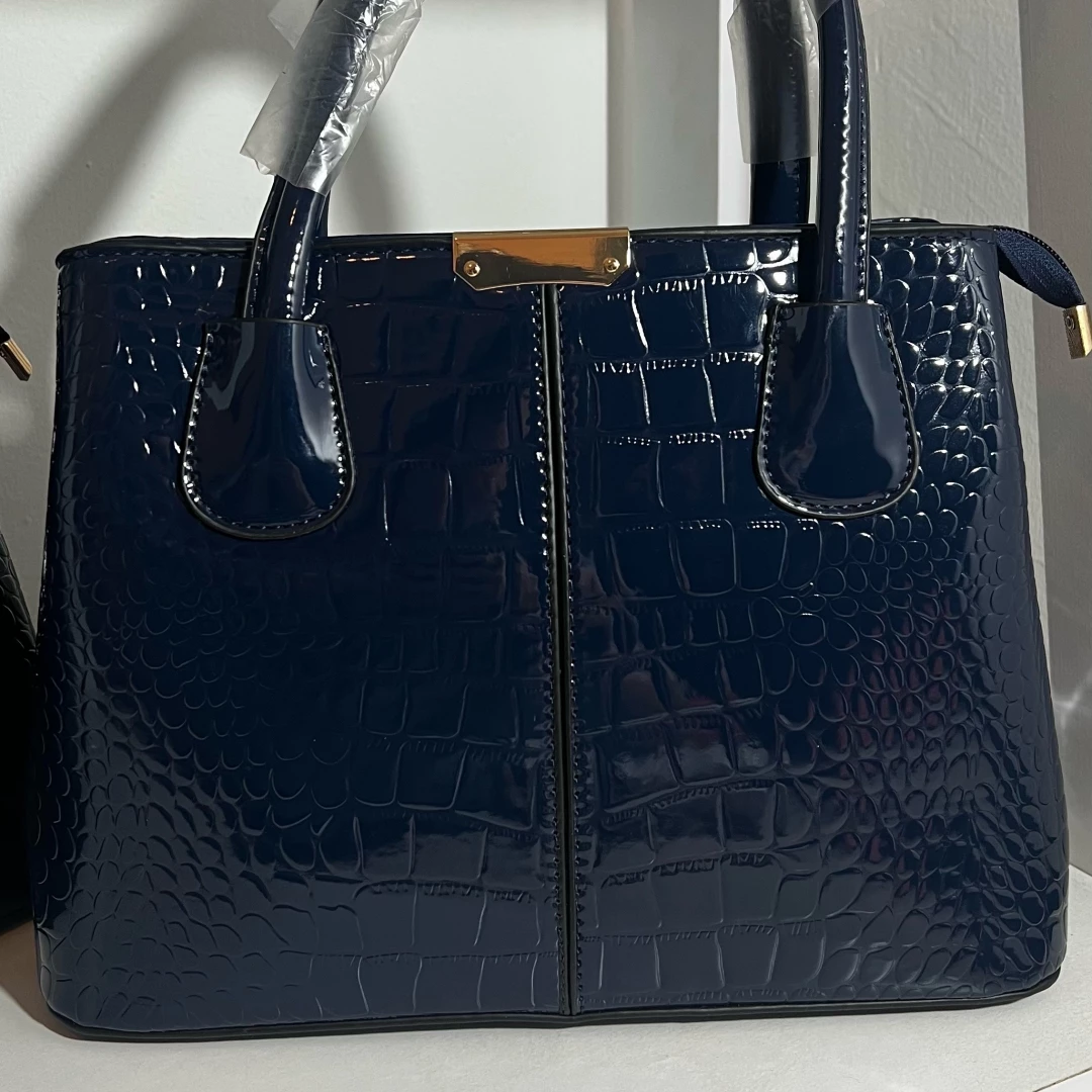 Cartera Piel De Cocodrilo