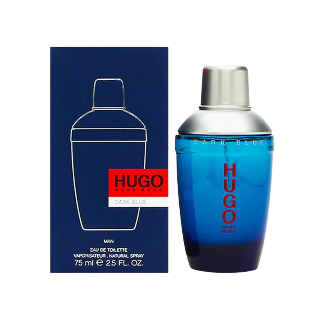 HUGO BOSS DARK BLUE MEN 2.5 OZ. EDT SPRAY