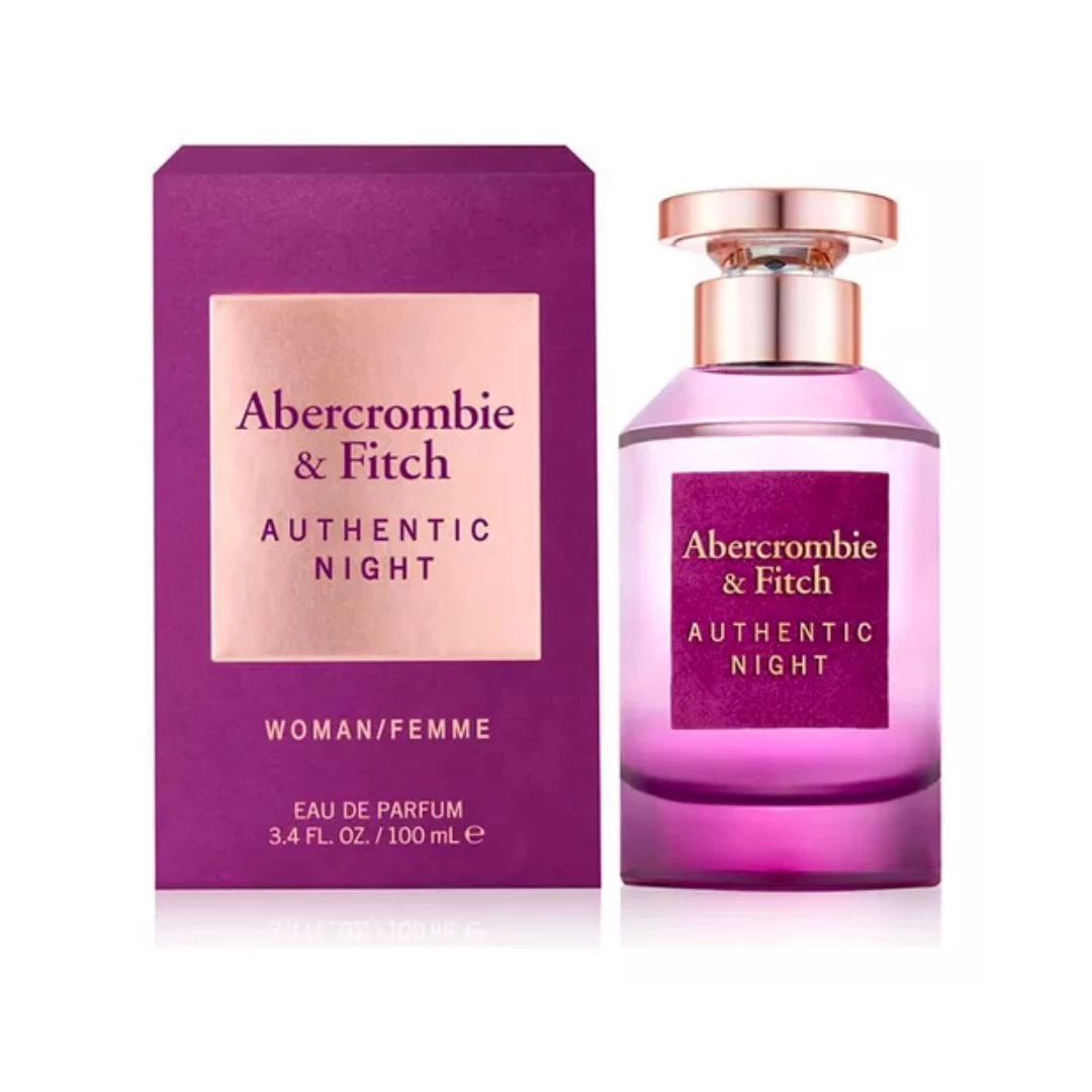 ABERCROMBIE & FITCH AUTHENTIC NIGHT WOMEN 3.4 OZ. EDP