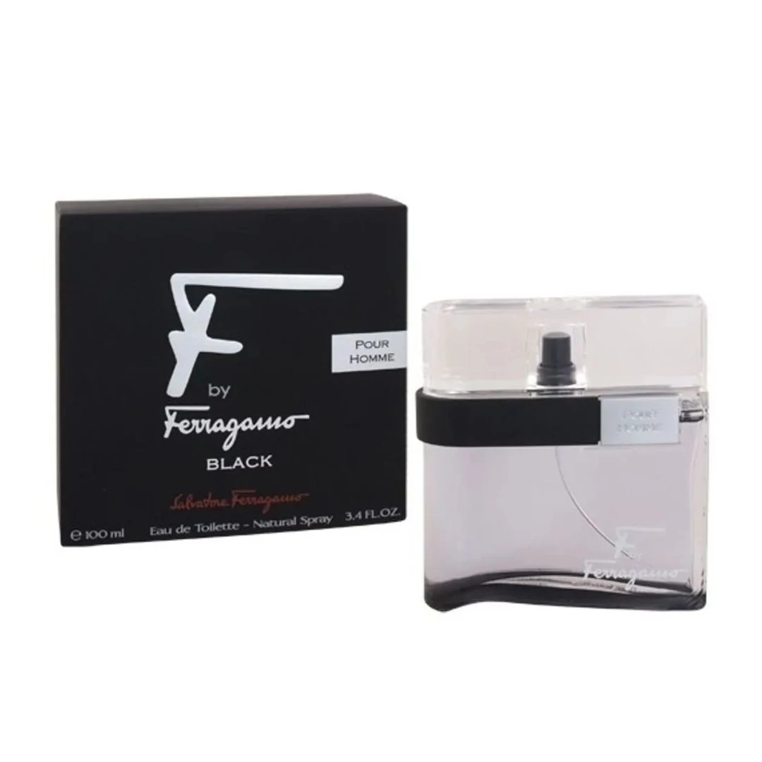 FERRAGAMO F BLACK MEN 3.4 OZ. EDT SP