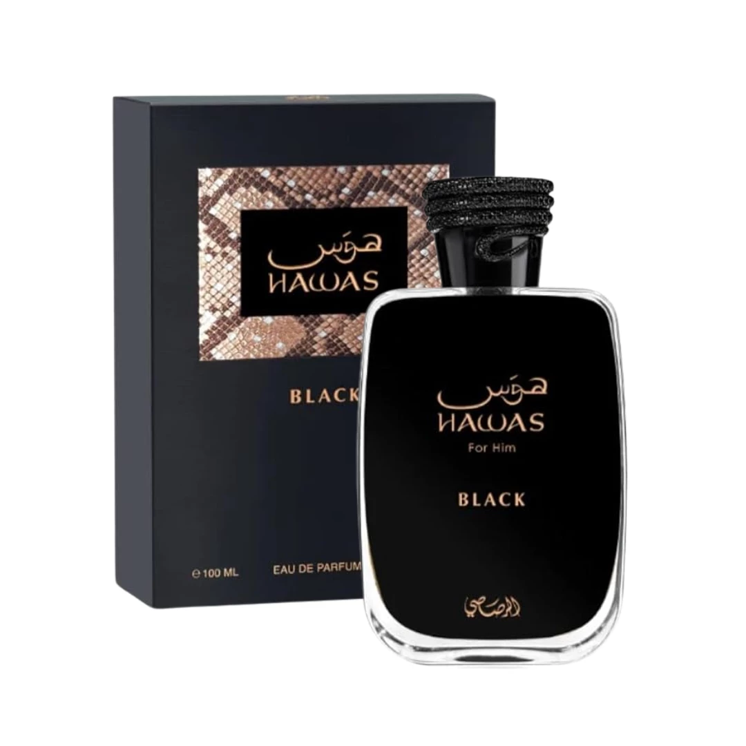 RASASI HAWAS BLACK MEN 3.4 OZ EDP SP