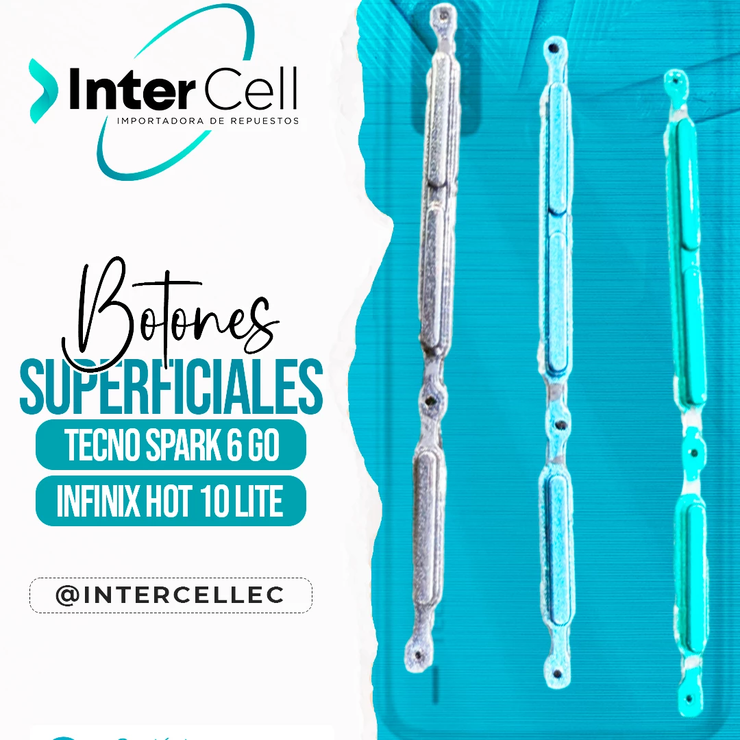BOTONES TECNO SPARK 6 GO/HOT 10 LITE