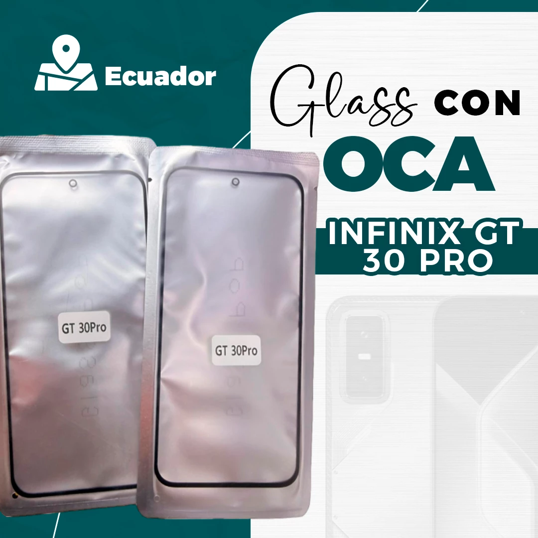 GLASS CON OCA INFINIX GT 30 PRO
