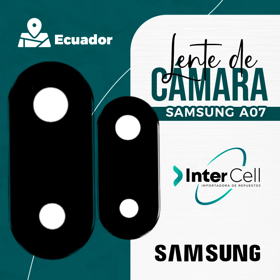 LENTE DE CAMARA SAMSUNG A07