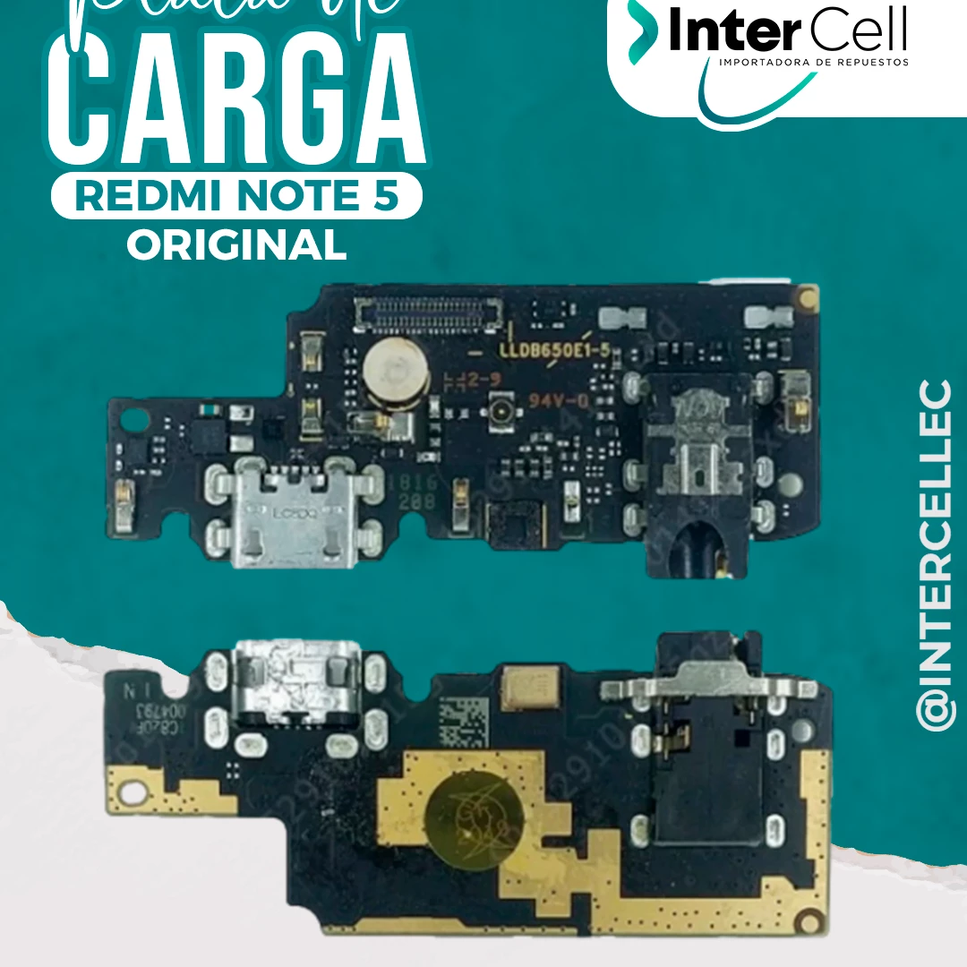 PLACA DE CARGA REDMI NOTE 5 ORIGINAL