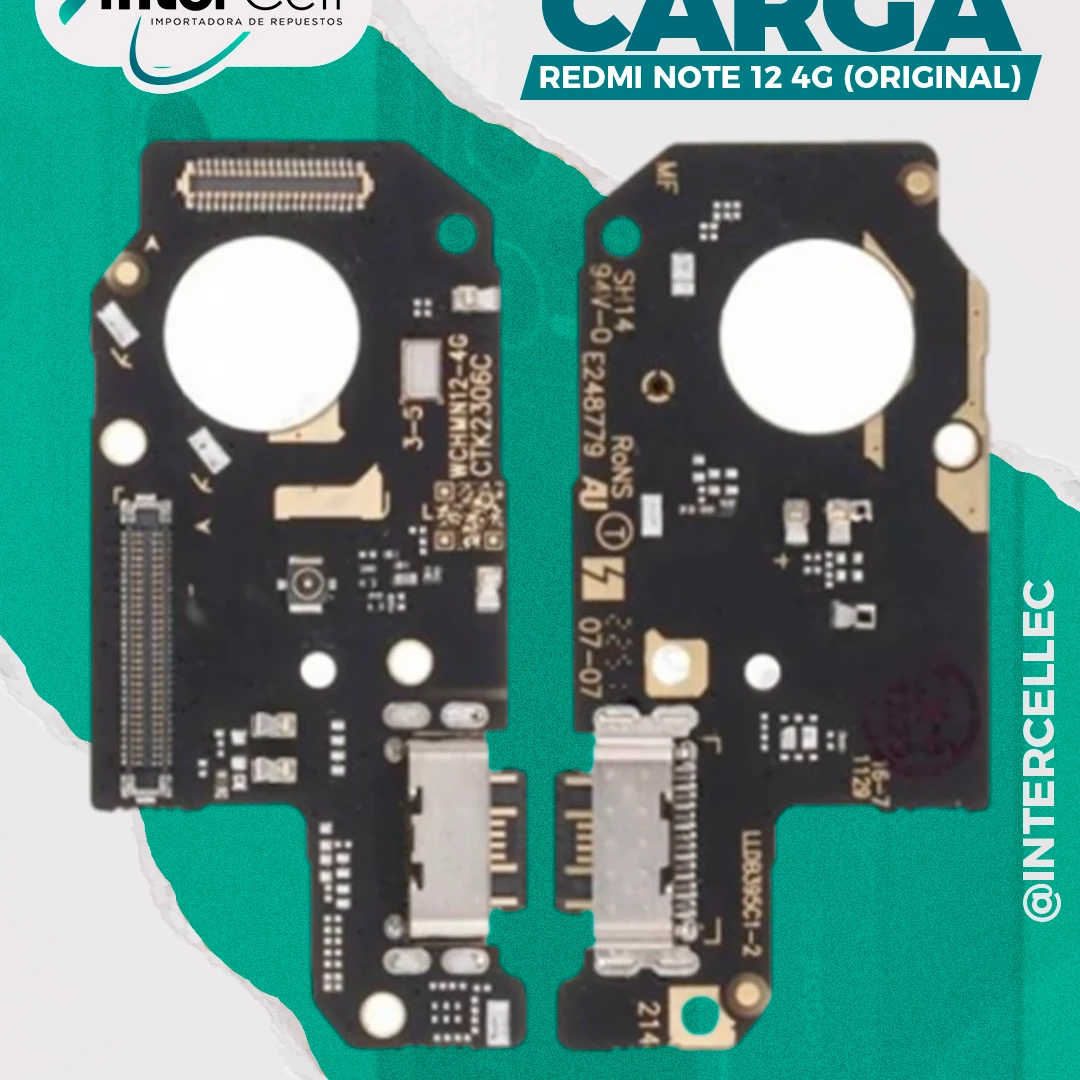 PLACA DE CARGA REDMI NOTE 12 4G (ORIGINAL)