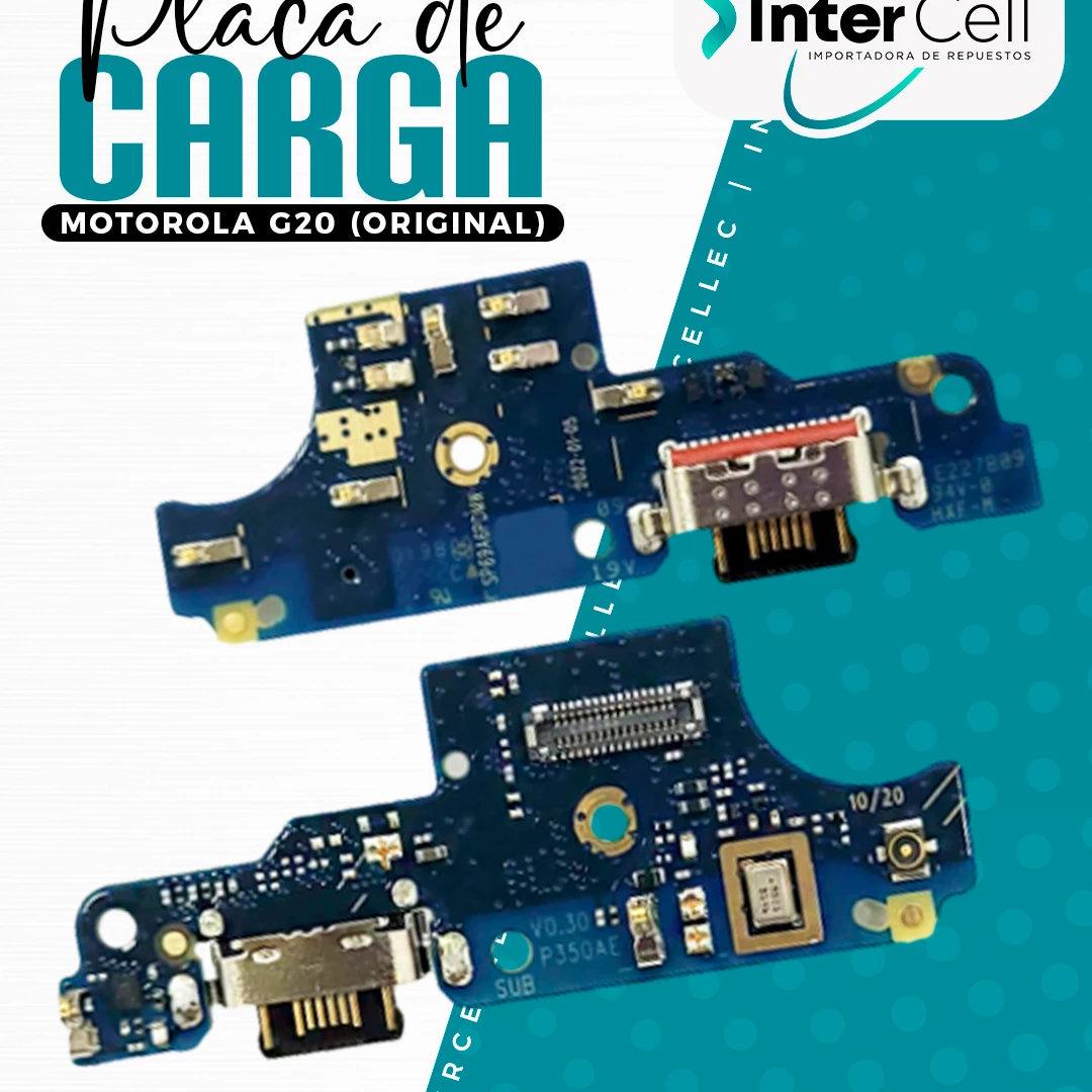 PLACA DE CARGA MOTOROLA G20 (ORIGINAL)